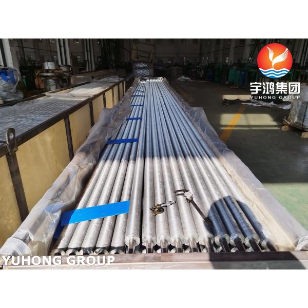 ASTM A213 T5 Embedded Finned Tube With Al1060 Fins For Power Plants