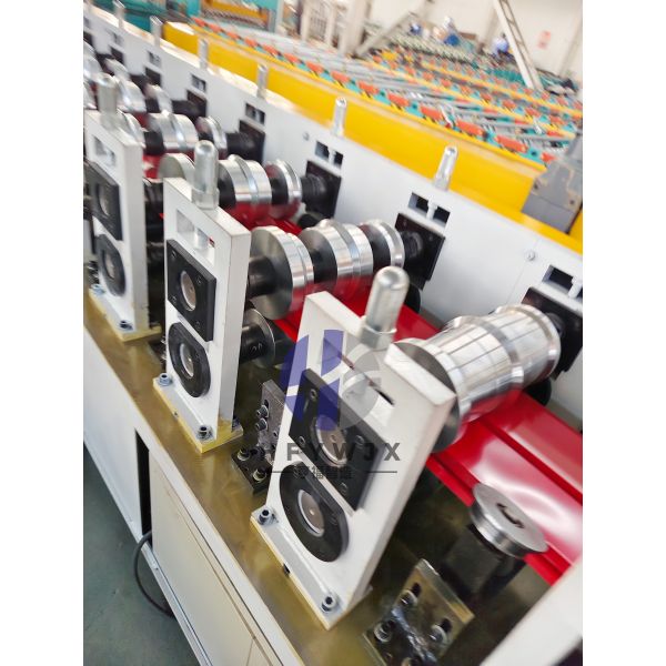 PLC Controlled 22Rows Profile Roll Forming Wall Cladding Machine Line  416mm Feed Width