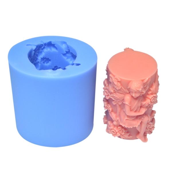 Handmade подгонянное дружелюбное прессформы 3D Eco свечи силикона