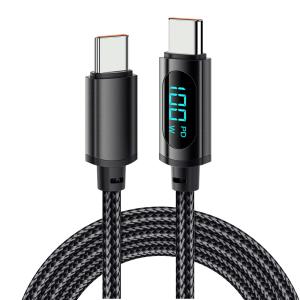Essager LEDデジタルディスプレイ カスタム1M 2Mケーブル OEM/ODM 27W 100W 急速充電 USBケーブル スマートフォン用