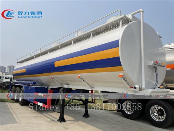 3 do eixo 40CBM Q235 do aço carbono do transporte do caminhão reboque diesel semi