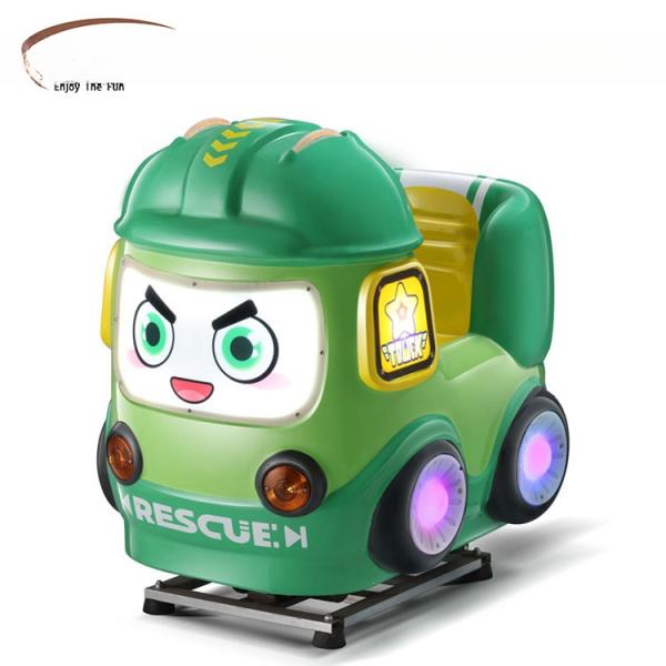 Dreamland kids fiberglass material game machine coin operated kiddie swing rides for children theme park
