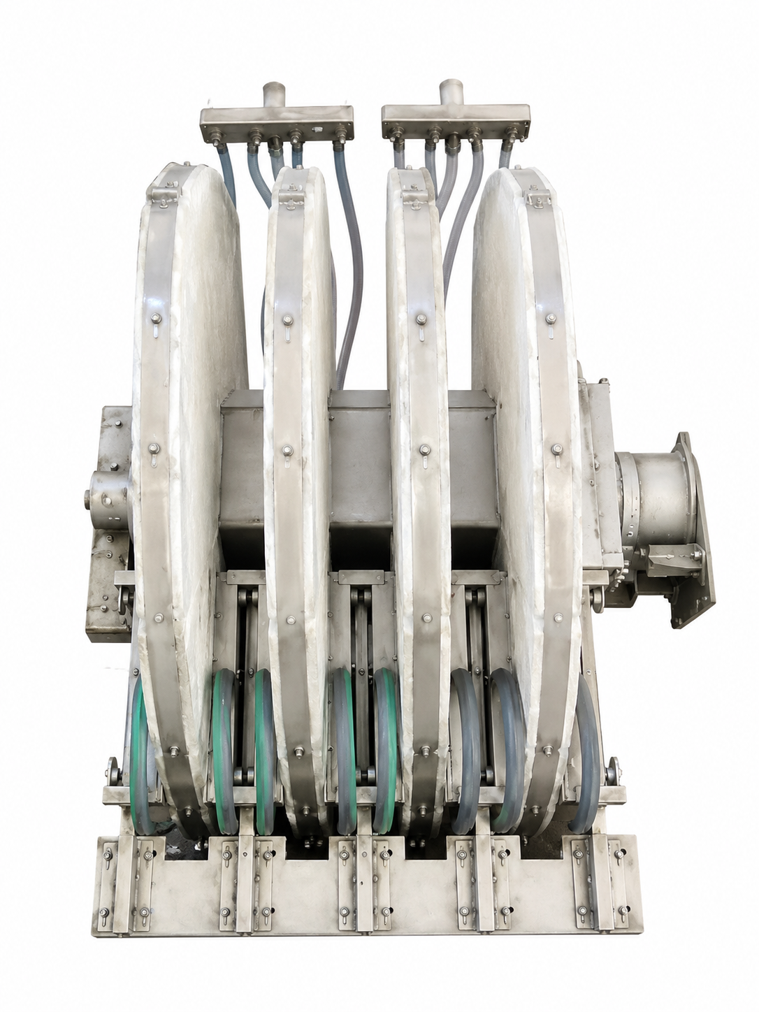 Automated Backwash Cloth Media Disc Filter with Differential Pressure Control and 10 μm Filtration Rating