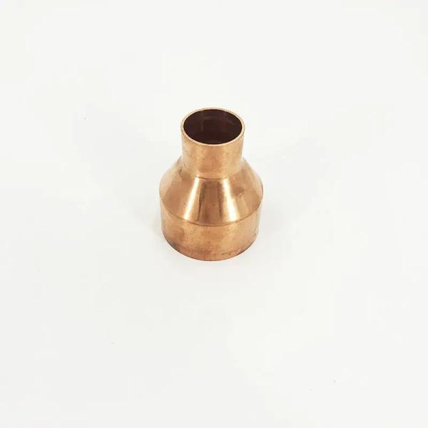 Quick-Connect Brass Reducer Coupling, No-Solder Compression Fitting for Copper Pipe
