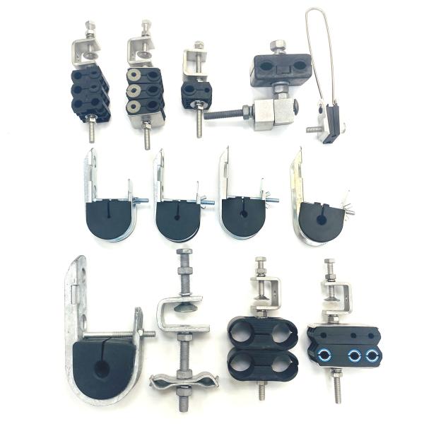 Рисунок 8 Сцепление натяжения кабеля с пластиковым проволочным сцеплением Диаметр кабеля 2-8 мм 149*28*17 мм