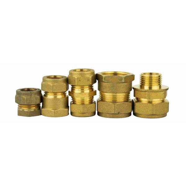 Copper Core Forged Brass Pipe Fittings Compression Pipe Cap BS864-2 Standard