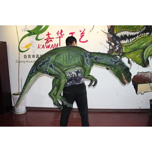 Theme Park Realistic Dinosaur Puppet With Soft Silicone Rubber Skin