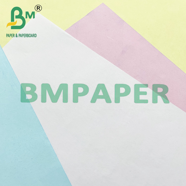 White / Pink / Yellow Printable NCR Copy Paper For Bank Statement Белая / розовая / желтая печатная копия NCR для банковской выписки