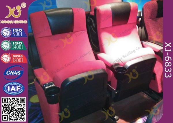 Water Proof Plastic Cover Movie Theater Chairs , Cinema Seating Furniture