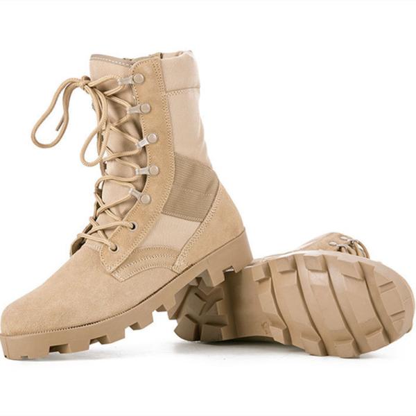 Desert Sandproof Waterproof Military Leather Boots Cold Resistant Durable