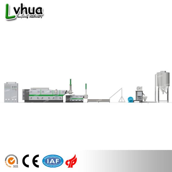 High Output Plastic Recycling Equipment PE Wet Film LDF Screw Rotate Speed 60r/Min