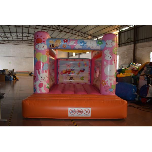 Casa inflable del salto del conejo lindo los 3x4m/pequeño castillo animoso de los niños