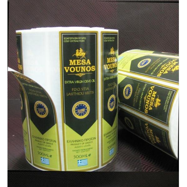 Горячий штемпелюя ярлык бутылки нестандартной конструкции красного вина/стикера метки частного назначения