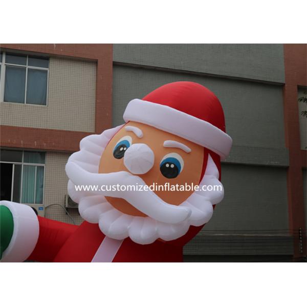 10m Big Inflatable Holiday Decorations / Blow Up Father Christmas