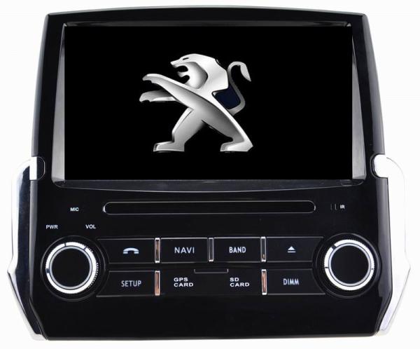 Ouchuangbo car dvd gps navigation android 7.1 for  Peugeot 2008 with calculator 3G WIFI DDR3 2GB 1024*600