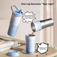 Bouteille isolée en acier inoxydable de 12 oz pour séparer les boissons