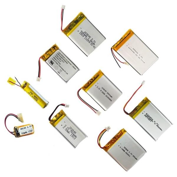 553640 Rechargeable 3.7V 850mAh Lithium Polymer Battery Pack with 500 Times Cycle Life