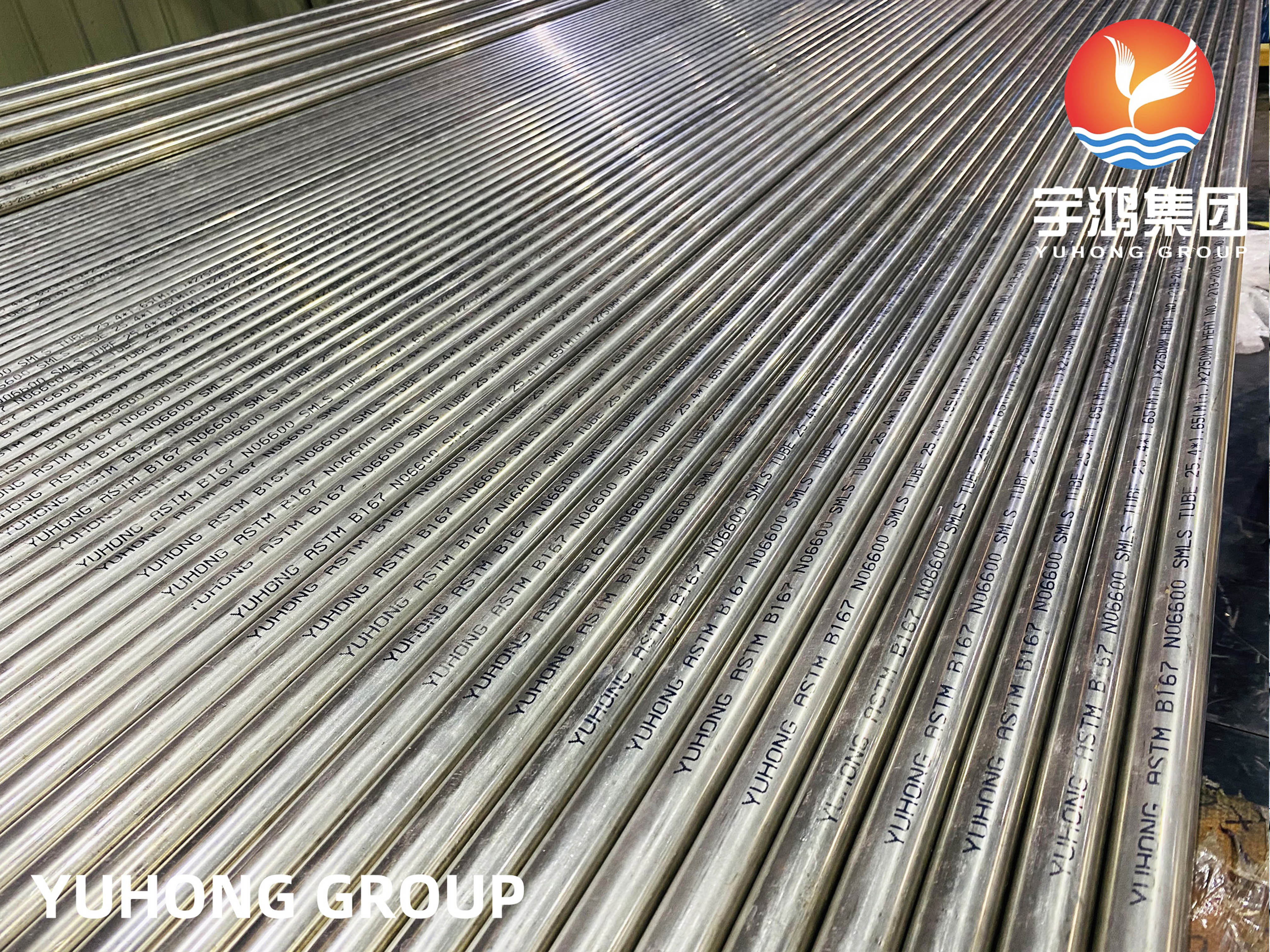 Ядерный реактор Использованная труба ASTM B167 Inconel 600 / UNS N06600 Бесшовный тип