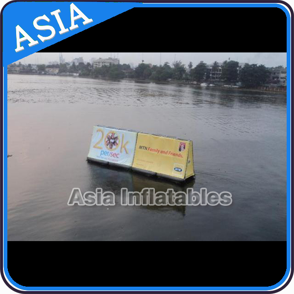 Water Billboard / outdoor Inflatable Advertising Billboard , Floating Billboard