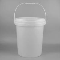 Cubeta 20l branca do produto comestível cubeta de 5 galões com tampa e punho