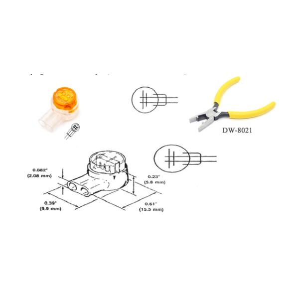 Оригинальный терминал с жидкостью, заполненный гелем Uy2 Wire Butt Connector