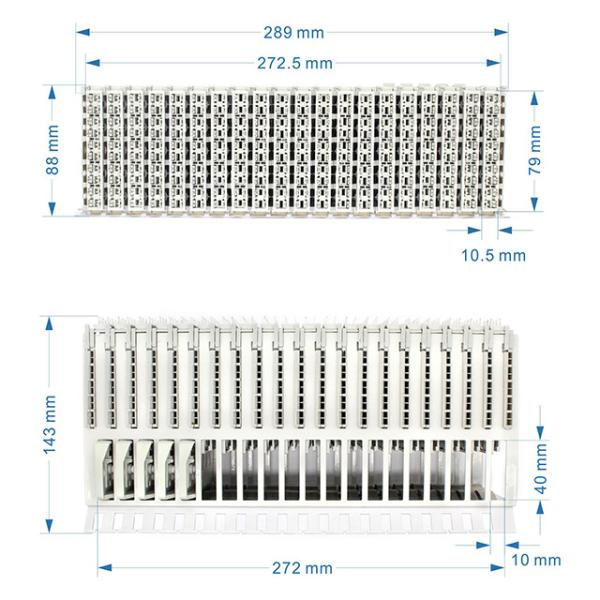 Многофункциональный и МДФ отключающий терминал блок 71 100 пар для помещений или IP54