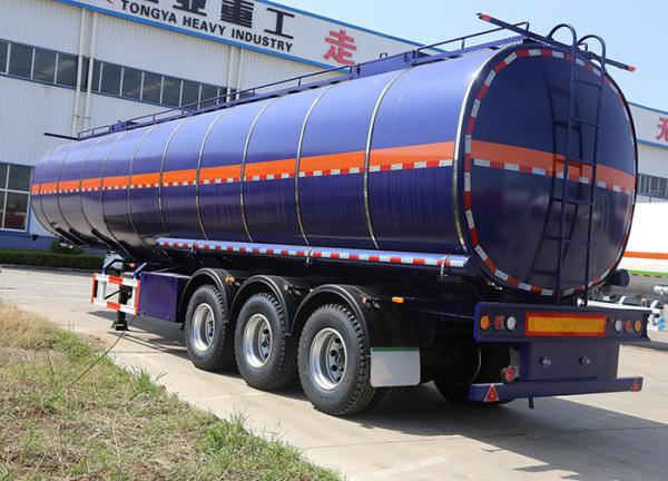 Fuel Tank Trailer 3/4 Axle Water/Milk Liquid Transport Semi Trailer with 1840mm Tread