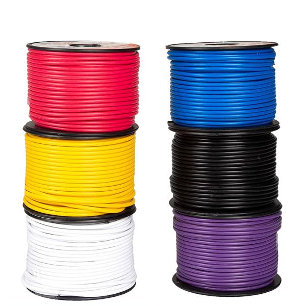 câble en acier inoxydable 316 câble garde-corps 300ft couleur PVC fil de fer 7x7 fils pour le pont extérieur garde-corps Kit de construction 1x19