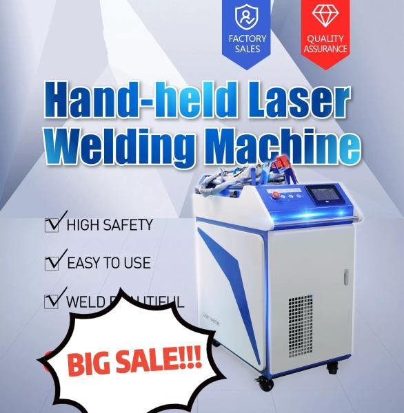 Argon Arc 3000W CW Handheld Laser Welder 120mm/S With Auto Wire Feeder