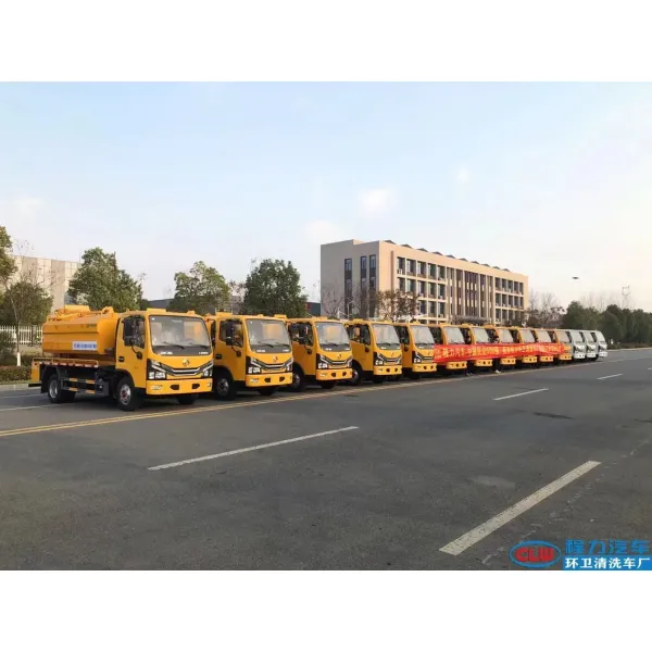 Dongfeng 12cmb Vacuum Truck, Sewer Suction Truck