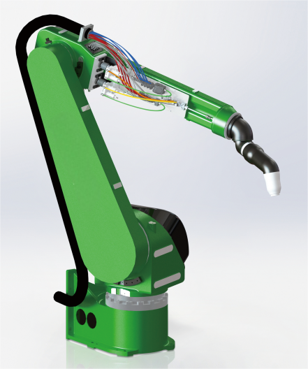 Painting Robot For Small Irregular Parts In Metal & Furniture Industries GR6150-1500 Payload 15kg Reach 1500mm