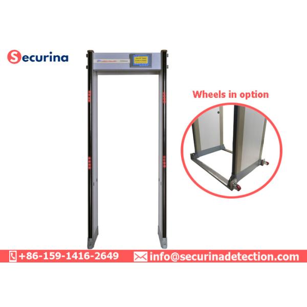 0-299 Sensitivity Security Gate Scanner , Body Metal Detector 33 Locations Quick Settings