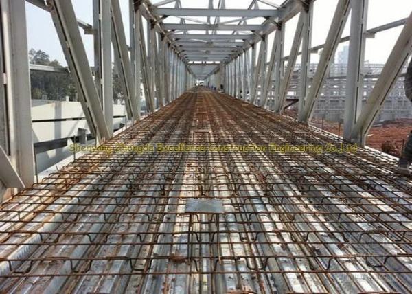 600mm / 688mm Waterproof Steel Floor Decking Sheet For Steel Structure