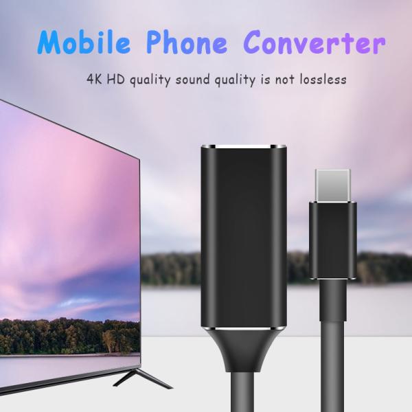 PS176HDM 4K*2K 60Hz Type C 3.1 USB HDMI Adapter For Mobile Phone