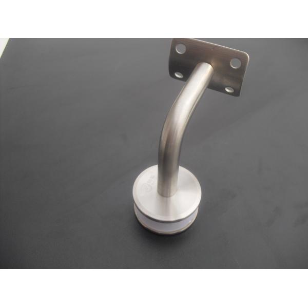 Handrail bracket glass to rail RS312, material stainless steel 304, finishing satin mirror
