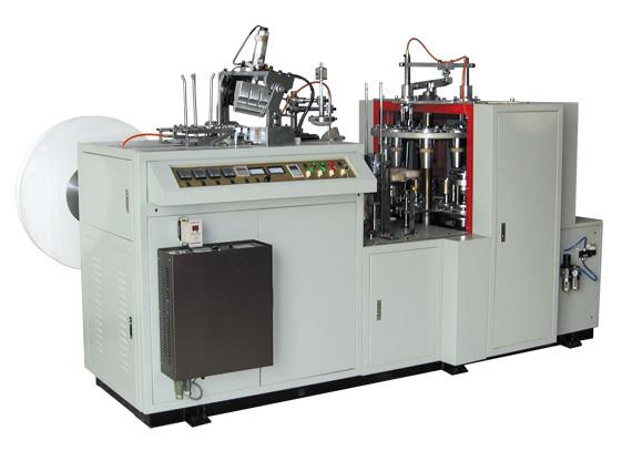 Double Single Side Paper Cup Machine , PE Coated Steel White Cup Making Machine