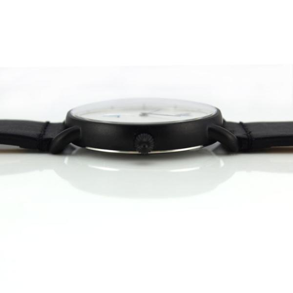 Men'S Fashion Luxury Stainless Steel Quartz Military Sport Leather Band Dial Wrist Watch