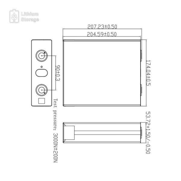 LFP230Ah (230Ah LiFePO4 Battery) Cell