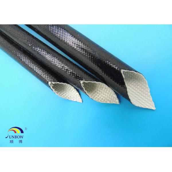Black Expandable Fiberglass Braided Sleeving with Non-alkali Fiberglass Yarn