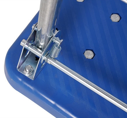 Промышленная тяжелая работа плоская ручная толкательная тележка складная корзина для склада