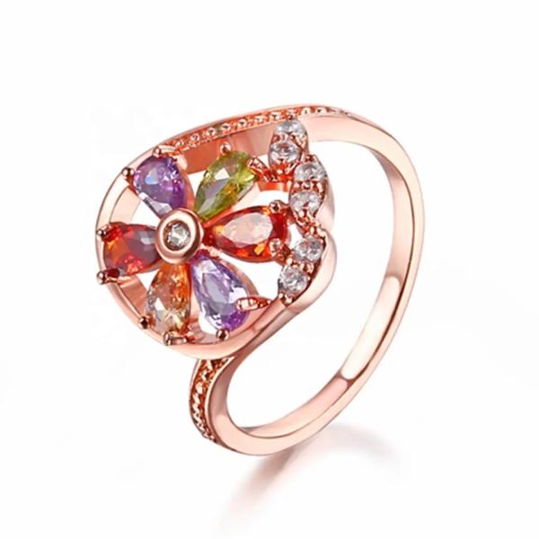 Garnet Morganite Peridot Crystal Zircon Set Earring Necklace Pendant Ring