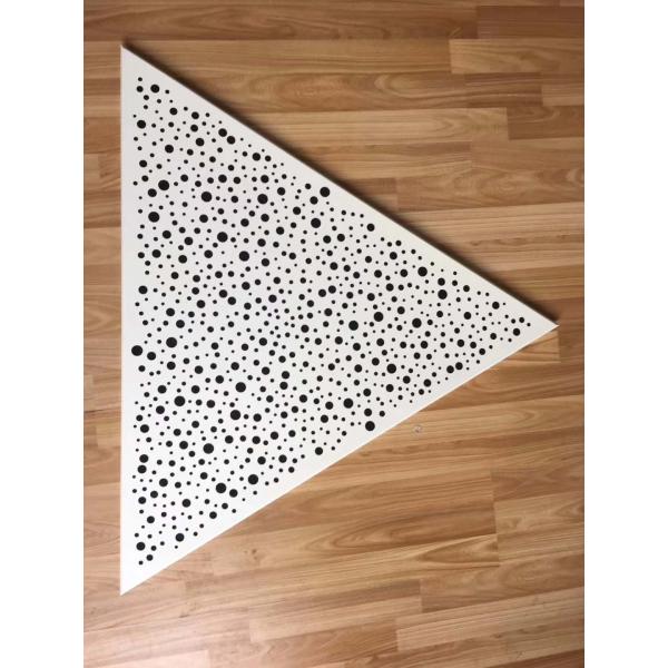Alloy 5052 Wooden Texture Exterior Aluminum Ceiling Panels , Suspended Ceiling Panels