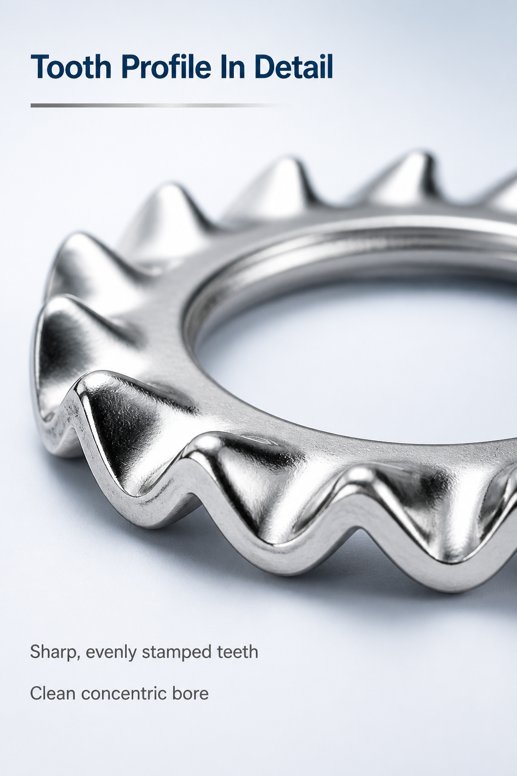 304 stainless steel multi-tooth locking washer internal and external serrated locking washer M6/M8/M10 fastener