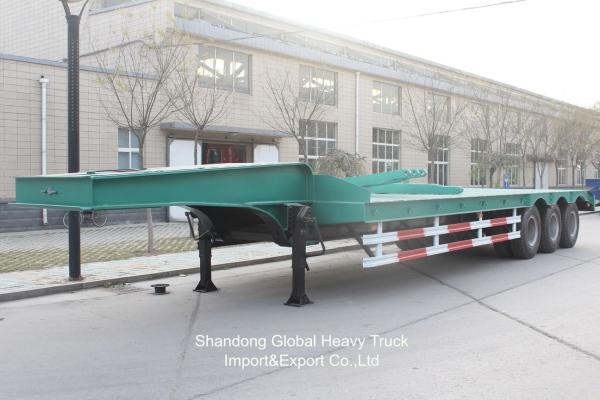 China Manufacture New 3 Axle 20FT 40FT Container Trailer Flatbed Truck Trailer