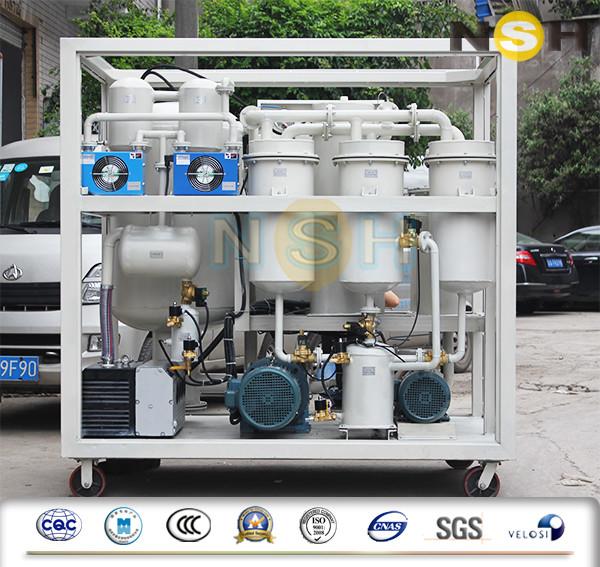 Transmission Lube Oil Purification System , Dehydration Multi Stage Lube Oil Purifier