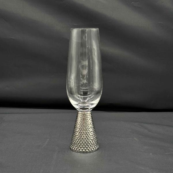 Lead Free Crystal Electroplate Diamond Base Wine Glass Set Featuring Modern Art Unique Style Perfect For Elegant Dining And Special Occasions