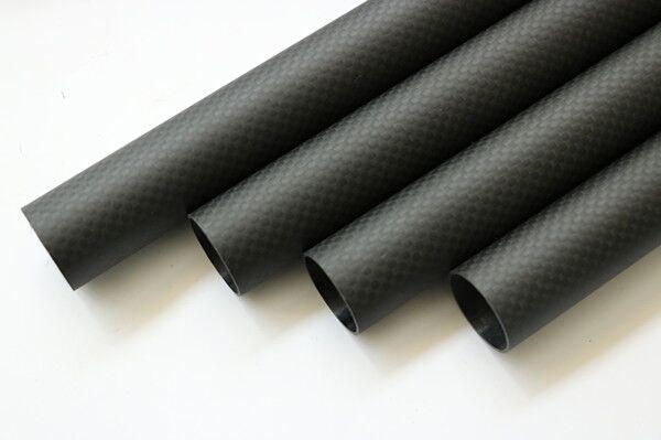 3K Matte Prepreg Carbon pipe Carbon Fiber Tube 25mm x 23mmx 1000mm with twill surface