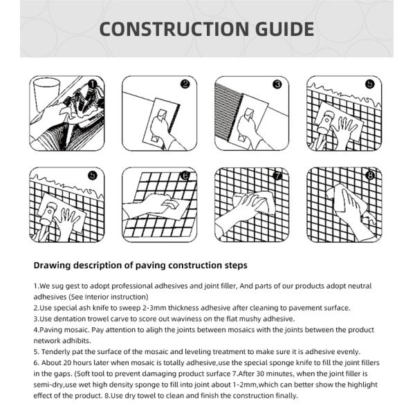 201 304 листа Backsplash плитки мозаики нержавеющей стали цвета меди волосяного покрова 6mm
