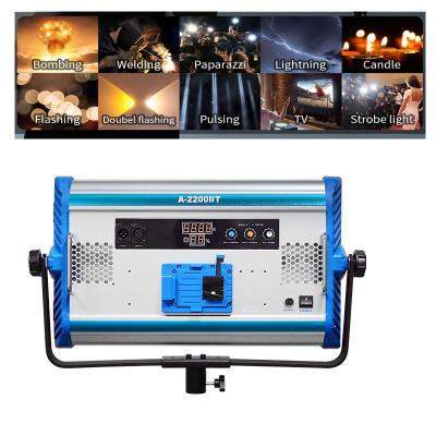 A-2200IIT DMX Control LED Soft Panel Light for Studio Film and Photography Lighting Needs with 12 Effects