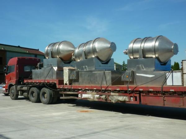 SUS304 Rotary Batch Mixer , High Mixing Precision Vertical Mixer Machine